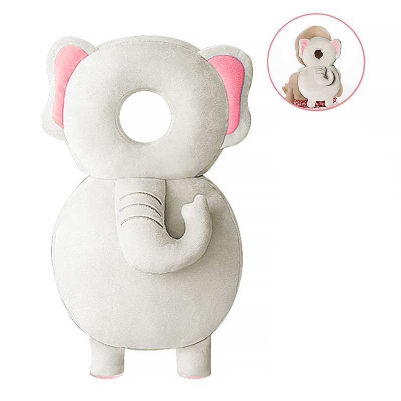 Детская защитная подушка - рюкзак Tochang для защиты головы при падении подголовник Слон Киев - изображение 1