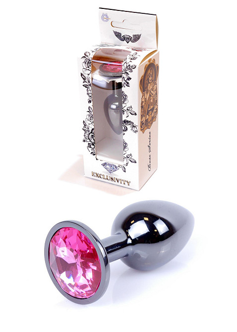 Анальная пробка -Jewellery Dark Silver PLUGPink Sex Aura Киев - изображение 1