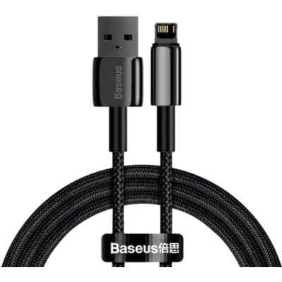 Дата кабель USB 2.0 AM to Lightning 1.0m 2.4A black Baseus (CALWJ-01) Вінниця