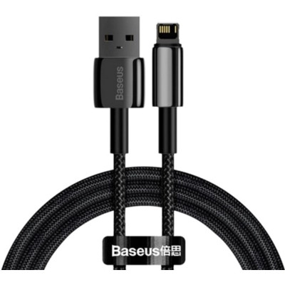 Дата кабель USB 2.0 AM to Lightning 1.0m 2.4A black Baseus (CALWJ-01) Вінниця - фото 1