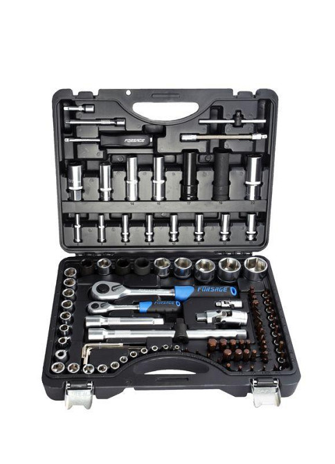 Набір інструментів 94+6пр. 1/2", 1/4" (6гр.) Forsage F-4941-5 PREMIUM Одеса - фото 1