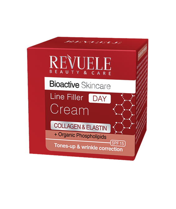 Дневной крем-филлер для лица Коллаген и Эластин Bioactive Revuele 50 мл Киев - изображение 1