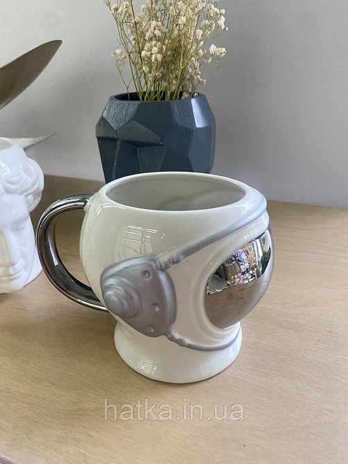 Кухоль чашка кераміка Olens «Срібний Космос" 500 мл Київ - фото 1