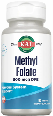 Метил Фолат KAL Methyl Folate 800mcg 90 таб Киев