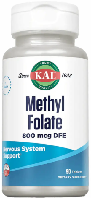 Метил Фолат KAL Methyl Folate 800mcg 90 таб Киев - изображение 3
