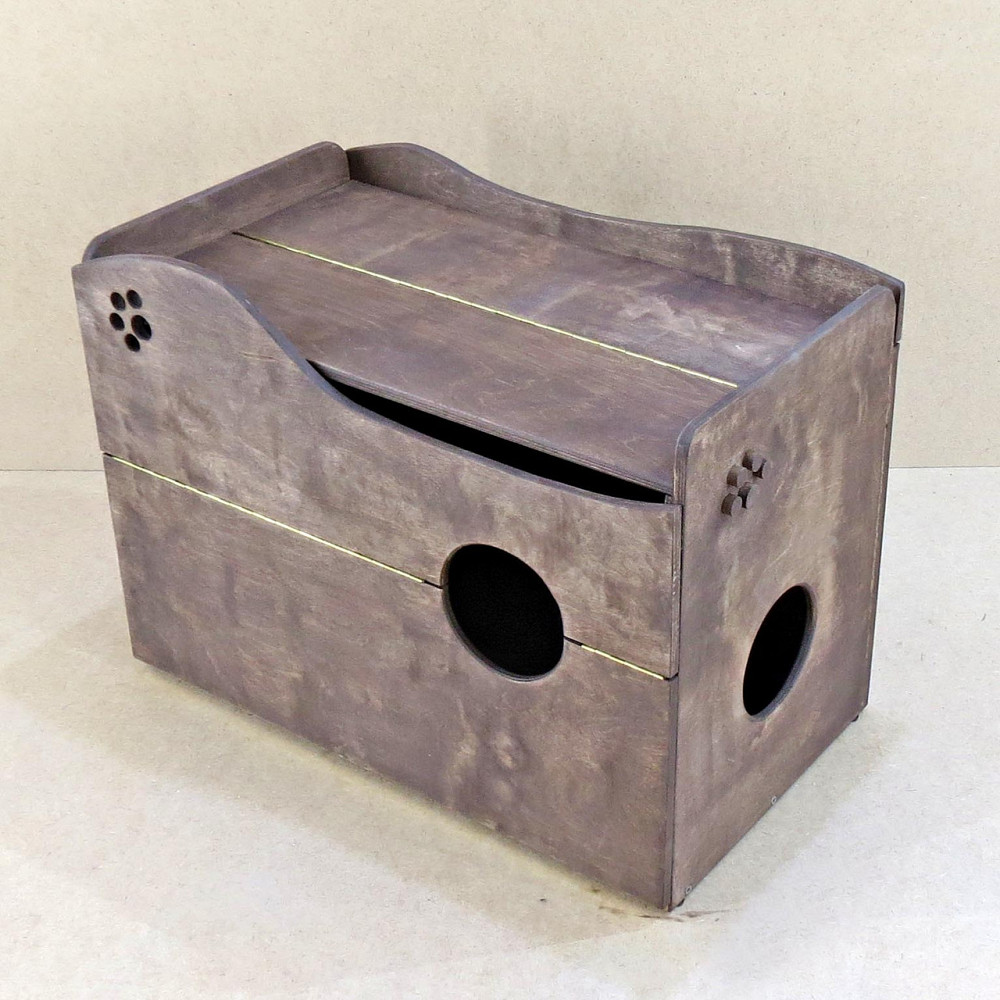 Будиночок для кішки "Вальтер" капучино Миколаїв - фото 4