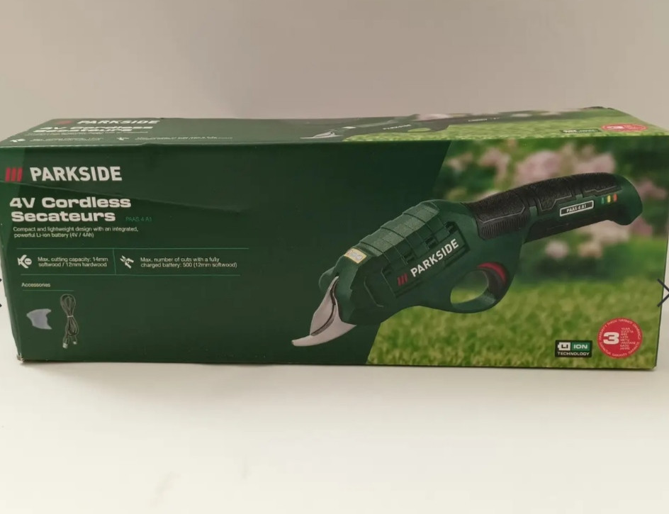Акумуляторний секатор PARKSIDE PAAS 4 A1 (4 В, Ø різання 14 мм, Softgrip, Німеччина) Київ - фото 6
