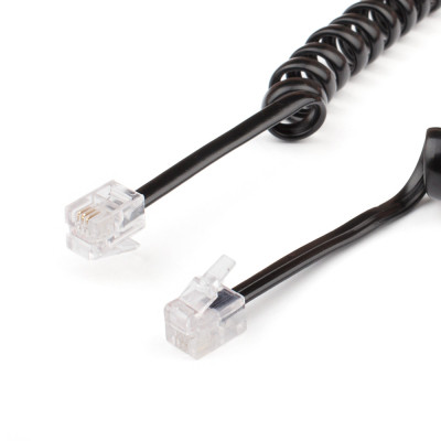 Кабель телефонный Atcom телефонный спиральный 2м RJ9 (17373) Винница - изображение 2