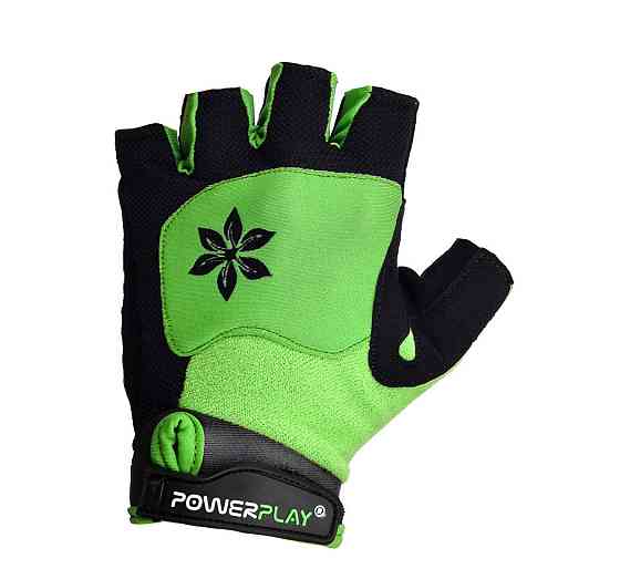 Велорукавички жіночі PowerPlay 5284 B Зелені XS Киев