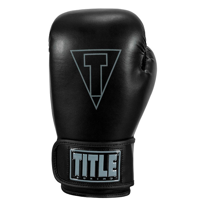 Боксерські рукавиці TITLE Boxing Vegan Gloves Black 12 oz (капа в комплекті) Кам'янське - фото 6