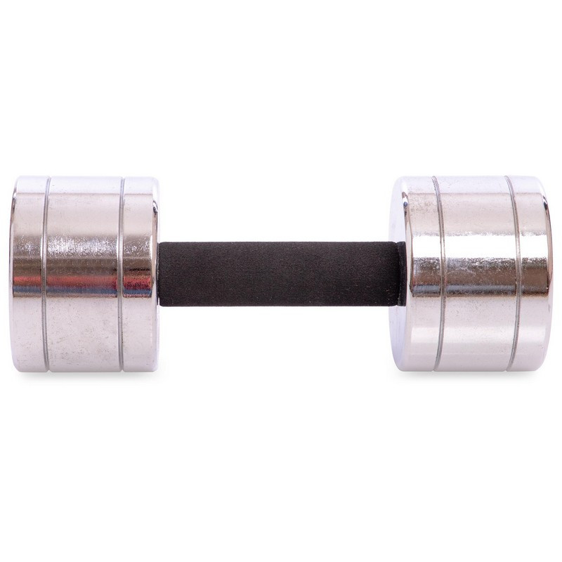 Гантель 10 кг хромированная Record-5202-10 Киев - изображение 2