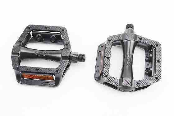 Педалі MTB широкі 9/16" (108x105x26mm) алюмінієві, чорні NWL-305 Київ