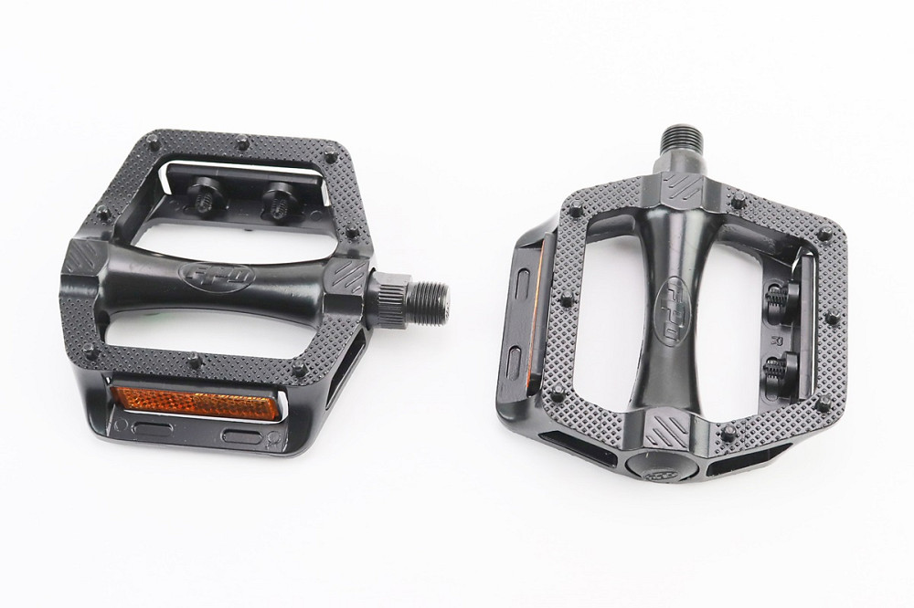 Педалі MTB широкі 9/16" (108x105x26mm) алюмінієві, чорні NWL-305 Київ - фото 1