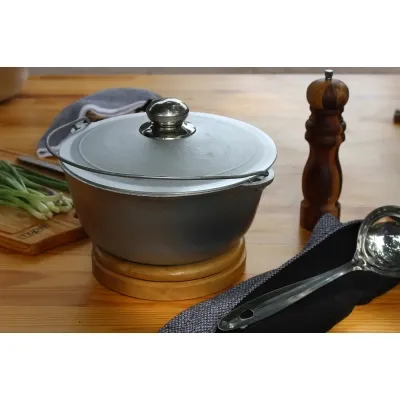 Котел туристичний Brizoll алюмінієвий з дужкою та кришкою 2 л (12-002-1) Вінниця - фото 3