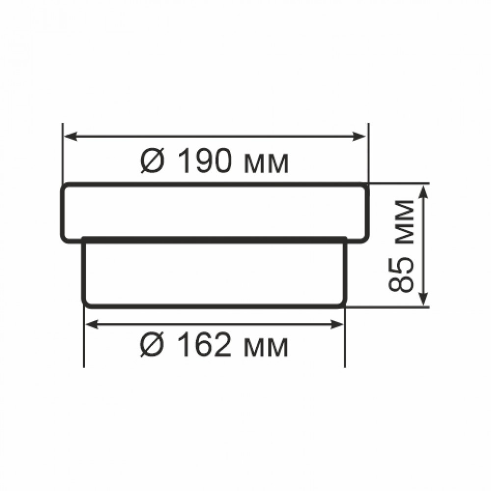 Світильник ERKA 1065D.i LED-Вlack-В з датчиком руху 12W 4200K круглий чорний/білий Е27 IP 65 Київ - фото 2