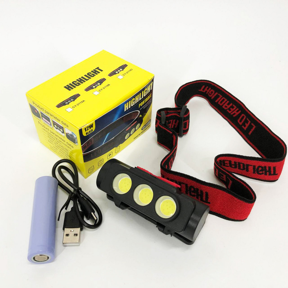 Налобний фонарь с аккумулятором PLD-2119C, Налобный аккумуляторный фонарь на голову CB-41 Львов - изображение 3