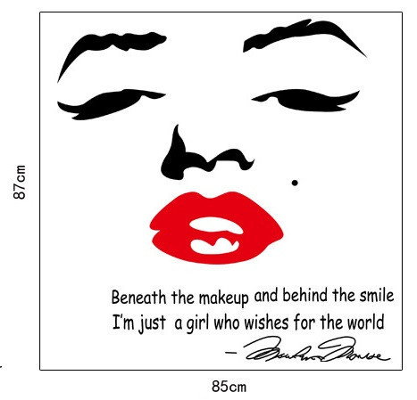 Наклейка на стену Мэрелин Монро Киев - изображение 4