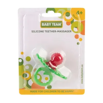 Прорезыватель Baby Team Массажер Силиконовый Малинка (4824428040075) Винница - изображение 2
