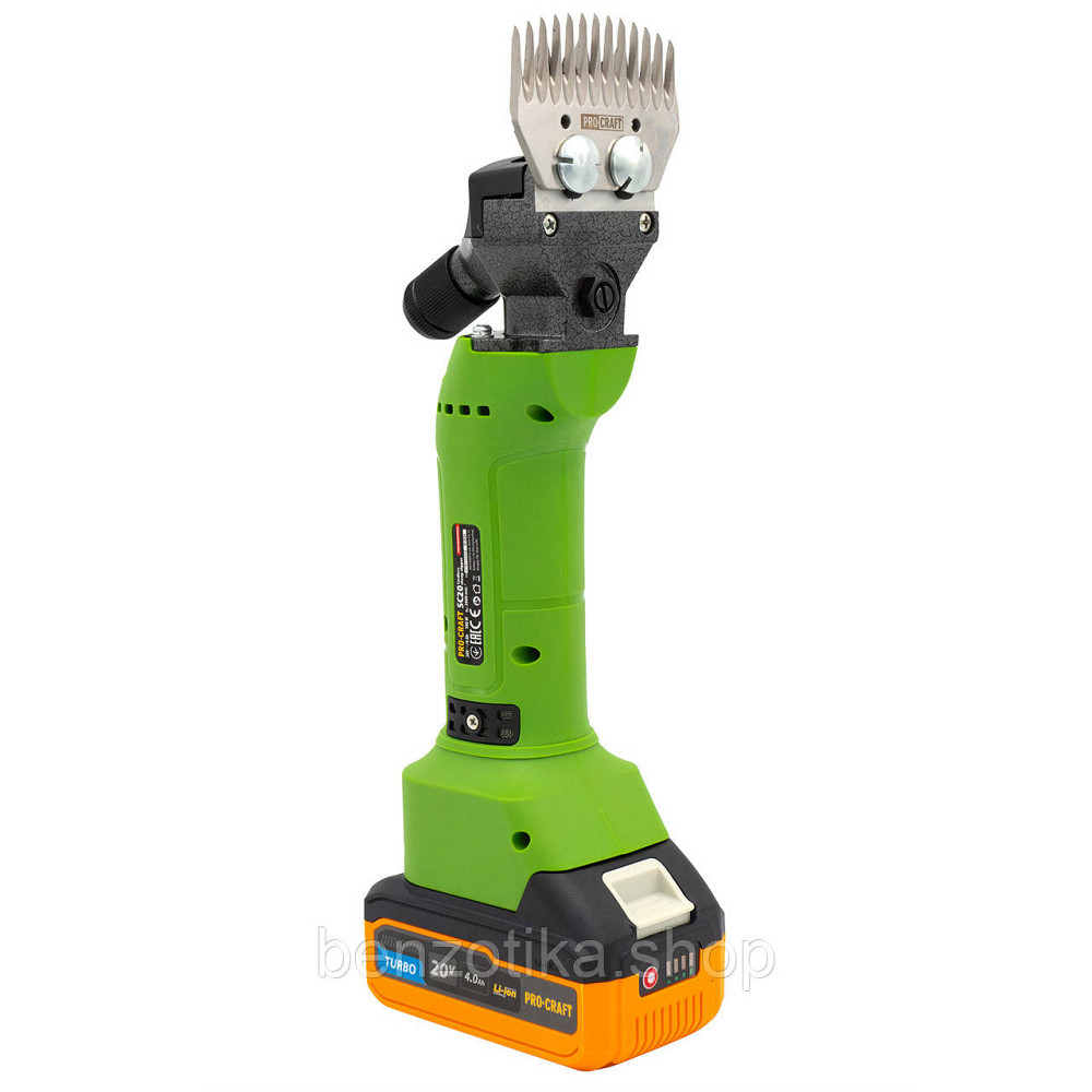 Акумуляторна машинка для стрижки овець Procraft SC20 (з 1 акб) Київ - фото 2