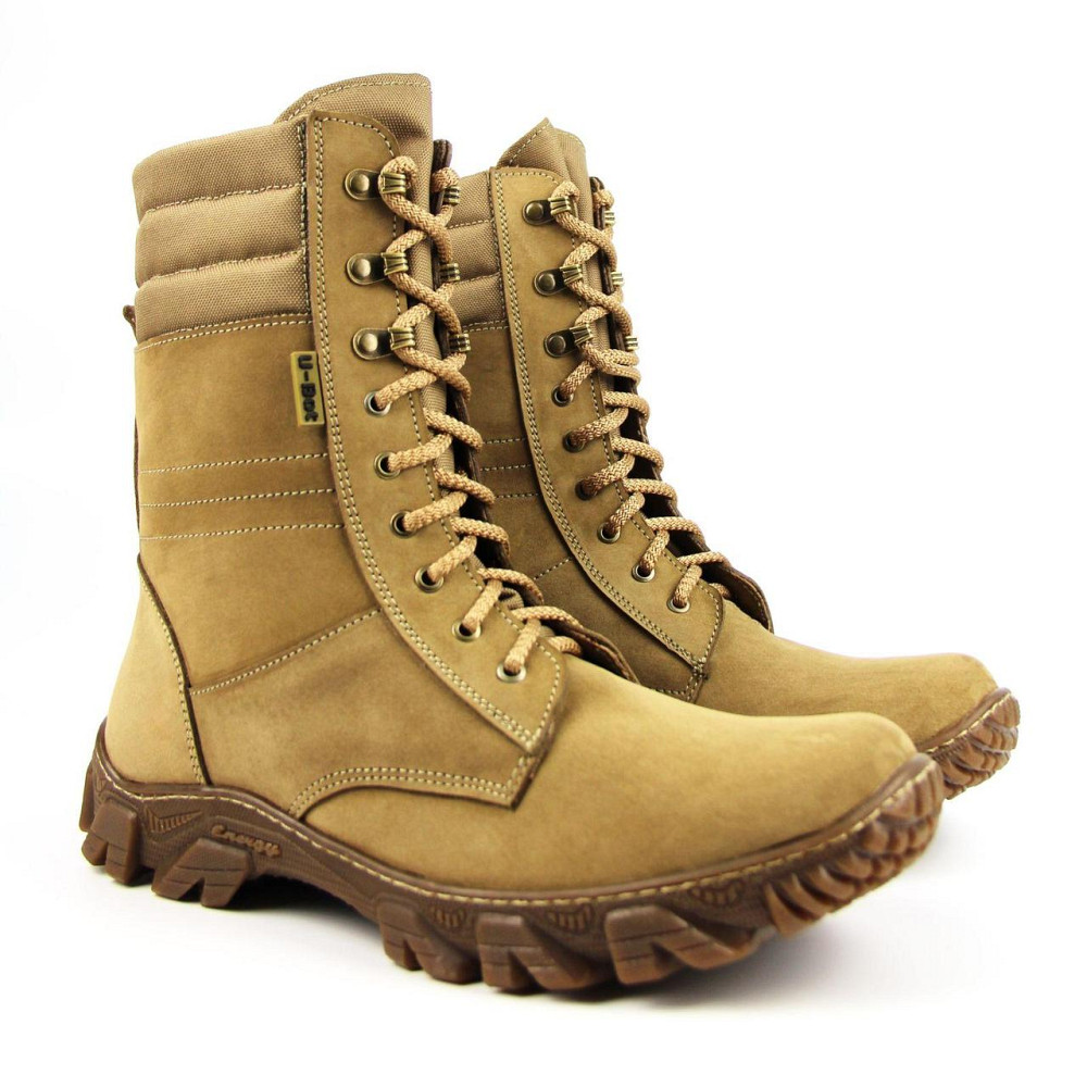 Військові чоловічі демісезонні берці бежеві , тактичні чоловічі шкіряні берці прошиті та проклеєні Львів - фото 10