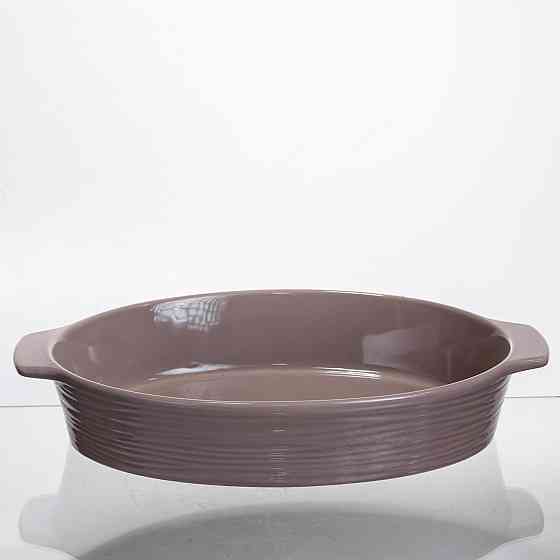 Форма для запікання овальна 36×22.5×7 (см) форма для духовки 2 літри Бежевий S1286 Коломия