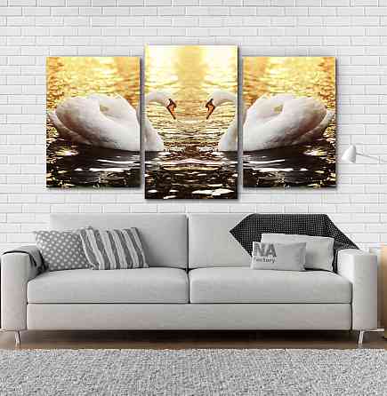 Модульная картина Лебеди Art-121_3 Киев