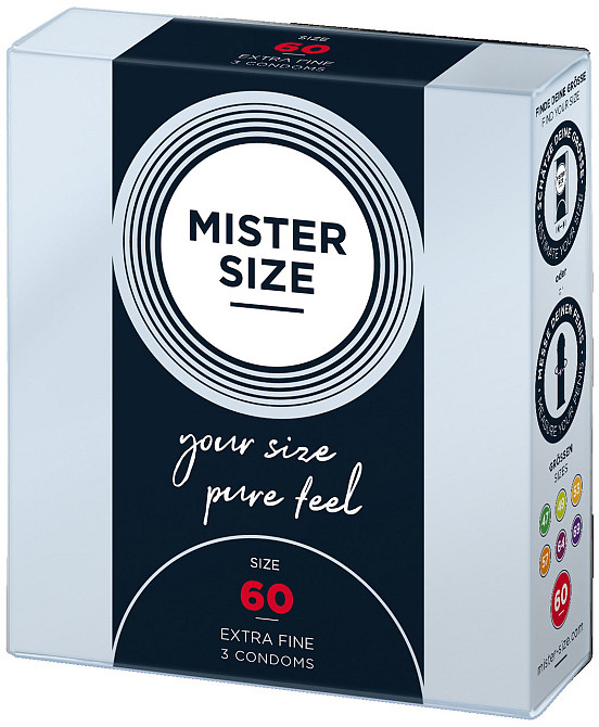Презервативы Mister Size 60 mm (3 шт) Sex Aura Киев - изображение 1