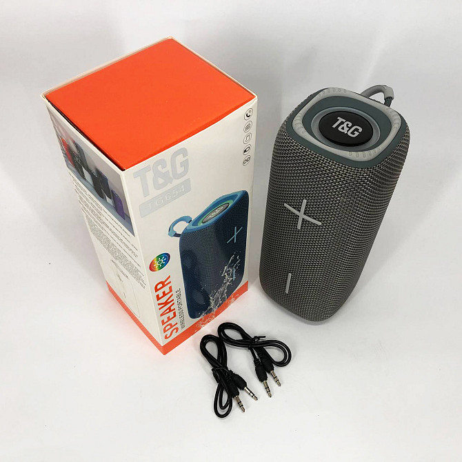 Мощная колонка блютуз с подсветкой, Колонка с функцией зарядки Bluetooth для хорошей музыки GO-16 Львов - изображение 5
