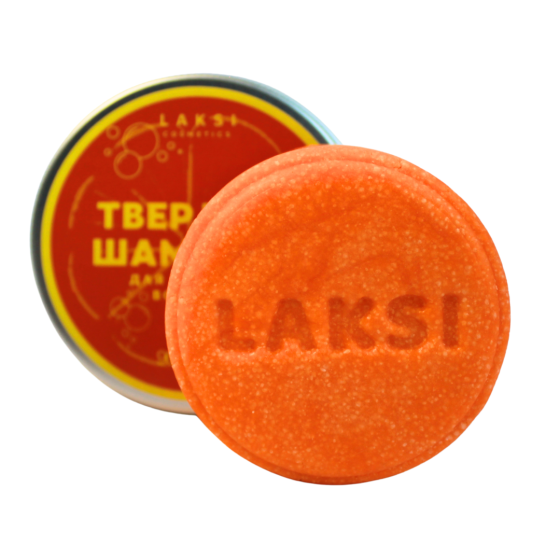 Твердий шампунь для всіх типів волосся LAKSI cosmetic 90 г Вінниця