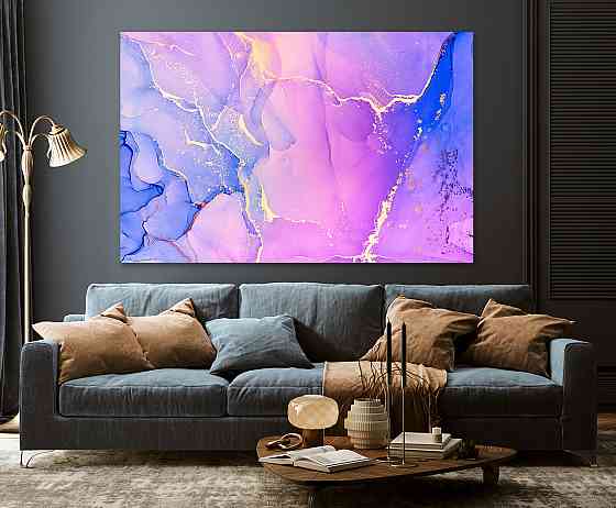 Картина полотно у вітальню / спальню    Абстракція  MLP_276 ( 60х30см ) 80х160см Київ