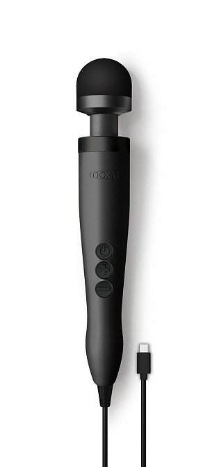 Вібромасажер DOXY3 USB-C Massager MATTE BLACK Sex Aura Київ - фото 4