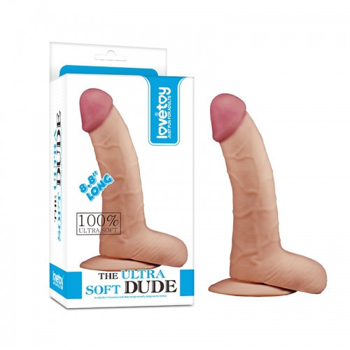 Фалоімітатор - The Ultra Soft Dude 8.8" Sex Aura Київ - фото 2