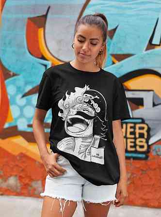 Футболка з аніме принтом Вінтаге Спекіал Аніме Лове оверсайз (S/M/L) Чорний AnimeJ1074 Дніпро