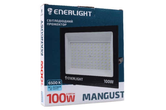 Прожектор світлодіодний вологостійкий IP 65 ENERLIGHT MANGUST 100Вт 6500K Рівне