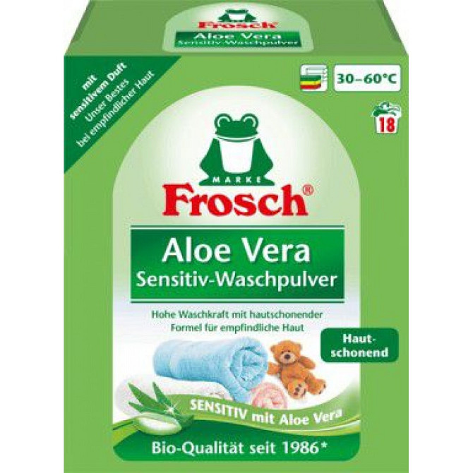 ПОРОШОК ДЛЯ СТИРКИ С АЛОЭ ВЕРА FROSCH, 1.35 КГ. (ГЕРМАНИЯ) Львов - изображение 1