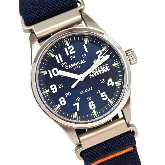 Годинник чоловічий кварцовий Carnival Millenium Indigo Blue (2 ремінці) Вінниця - фото 2