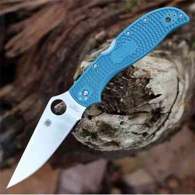 Ніж Spyderco Stretch 2 XL Lightweight K390 FRN Blue (C258FPK390) Вінниця