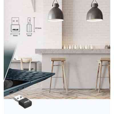 Мережева карта Wi-Fi ASUS USB-AX55 nano (90IG06X0-MO0B00) Вінниця