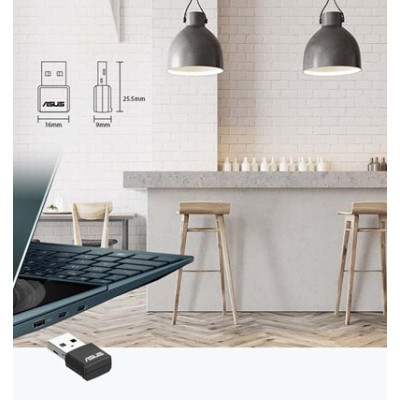 Сетевая карта Wi-Fi ASUS USB-AX55 nano (90IG06X0-MO0B00) Винница - изображение 5