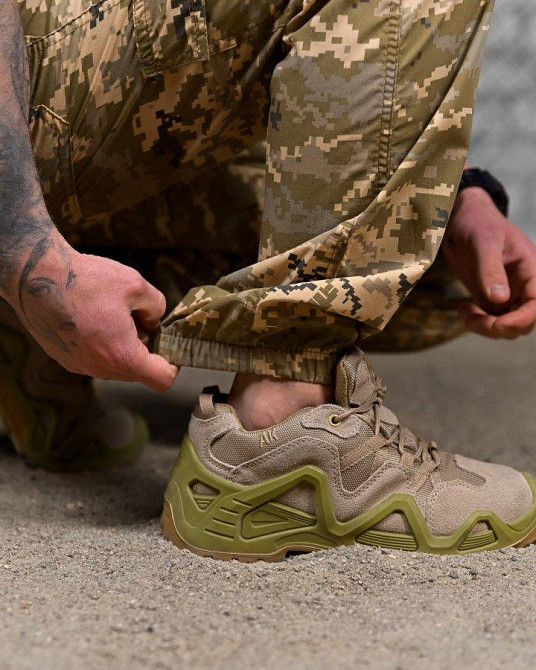 Летние мужские тактические штаны джогеры карго  пиксель Одесса - изображение 7