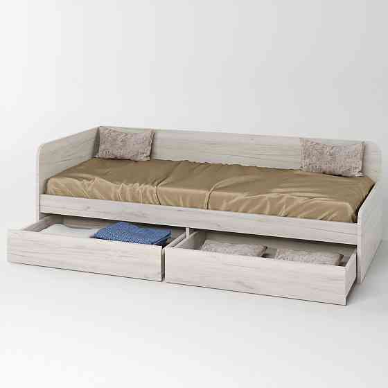 Ящики выдвижные 2 штуки Эверест для Кровати Соната-800 (к-кт) дуб крафт белый (DTM-2673) Львов