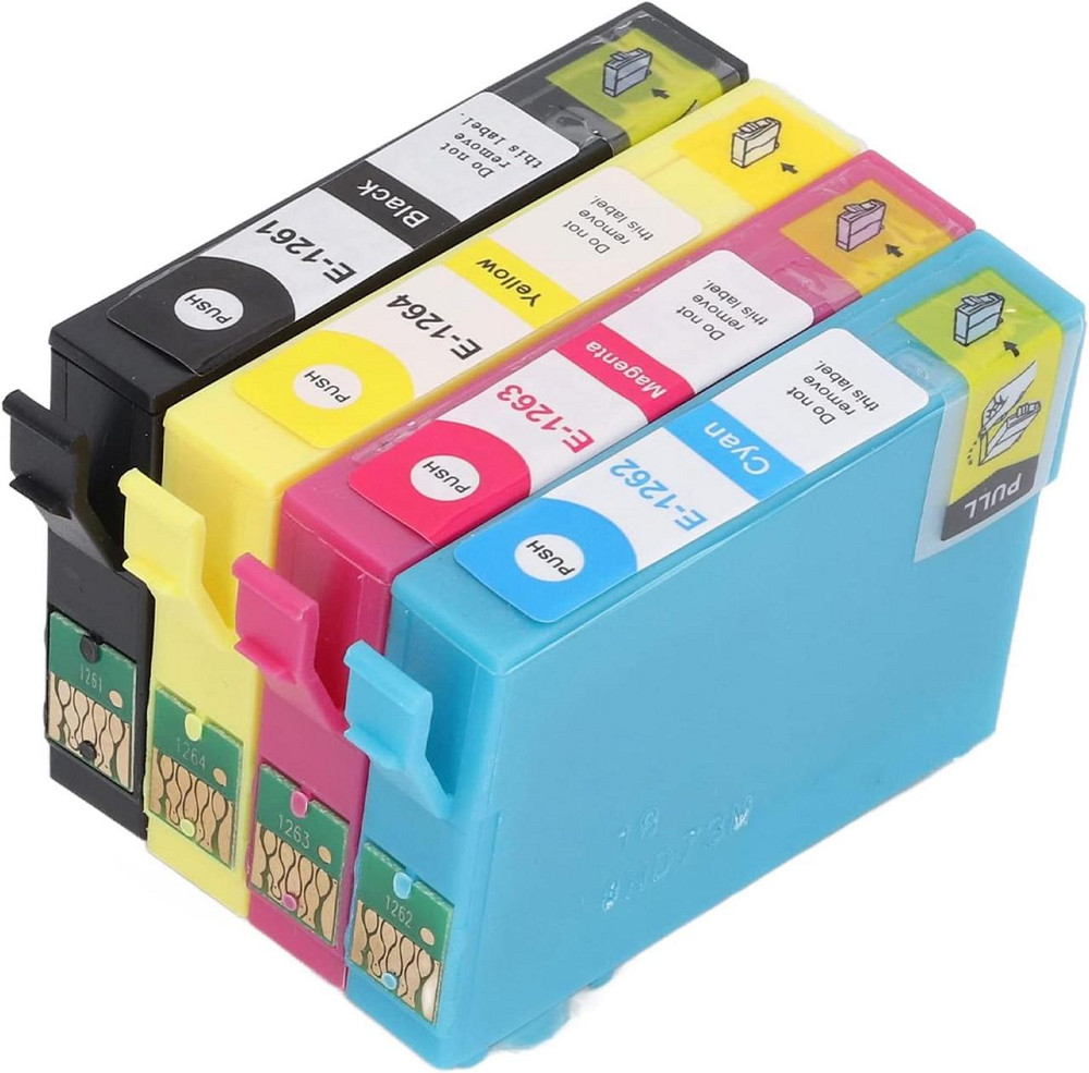 Набір картриджів Epson T1261 T1262 T1263 T1264 з чипами DuraBrite Ultra Ink 4 шт. для Stylus NX та WorkForce WF Дніпро - фото 8