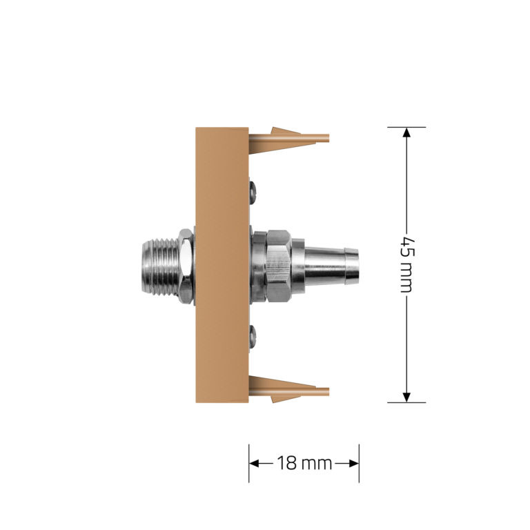 LIVOLO Супутникова розетка SAT LIVOLO, золота, модуль 0.5 поста, для ресивера / антени (VL-FCSL Коломия - фото 5