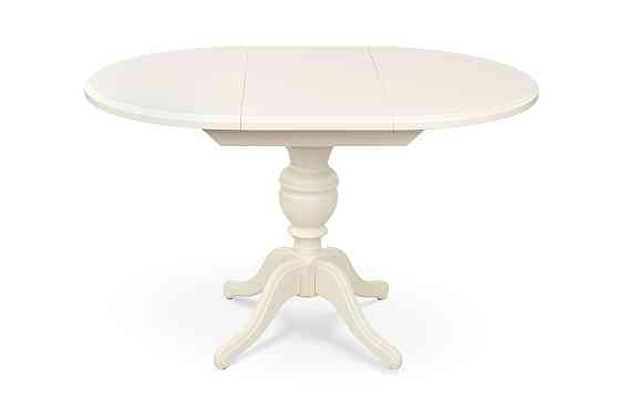 Стіл обідній Гермес Д=89 ( +38 ), ваніль Киев