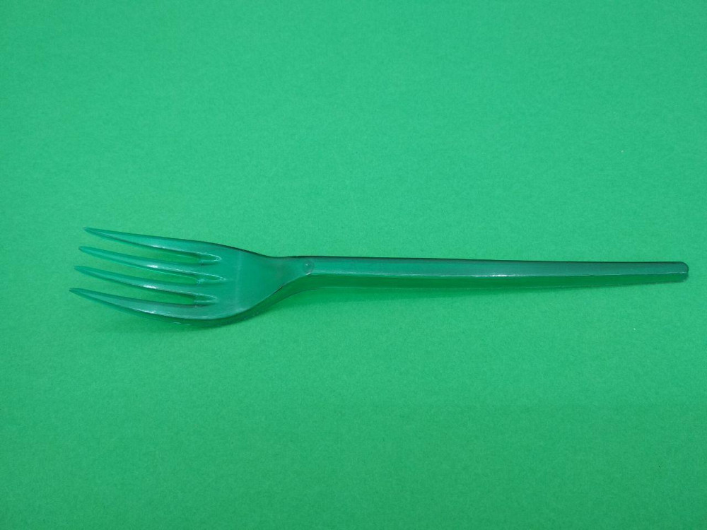 Одноразовые пластиковые вилки,столовые 16см  «Super» зеленые (100 шт) Харьков - изображение 2