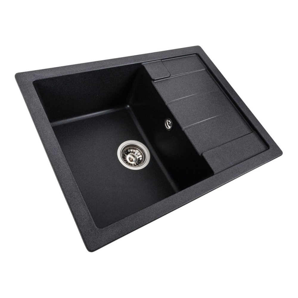 Гранітна мийка для кухні VALESO INTENSO 6550 матова Карбон Коломыя - изображение 2