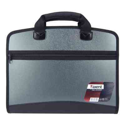 Папка - портфель Axent А4, 4 compartments, grey metallic (1621-11-А) Винница