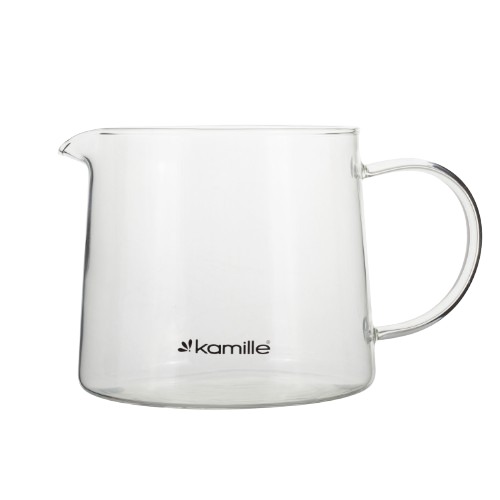 Заварник 600мл зі з'ємним ситечком скло/нержавіюча сталь 0776S KAMILLE Житомир - фото 3