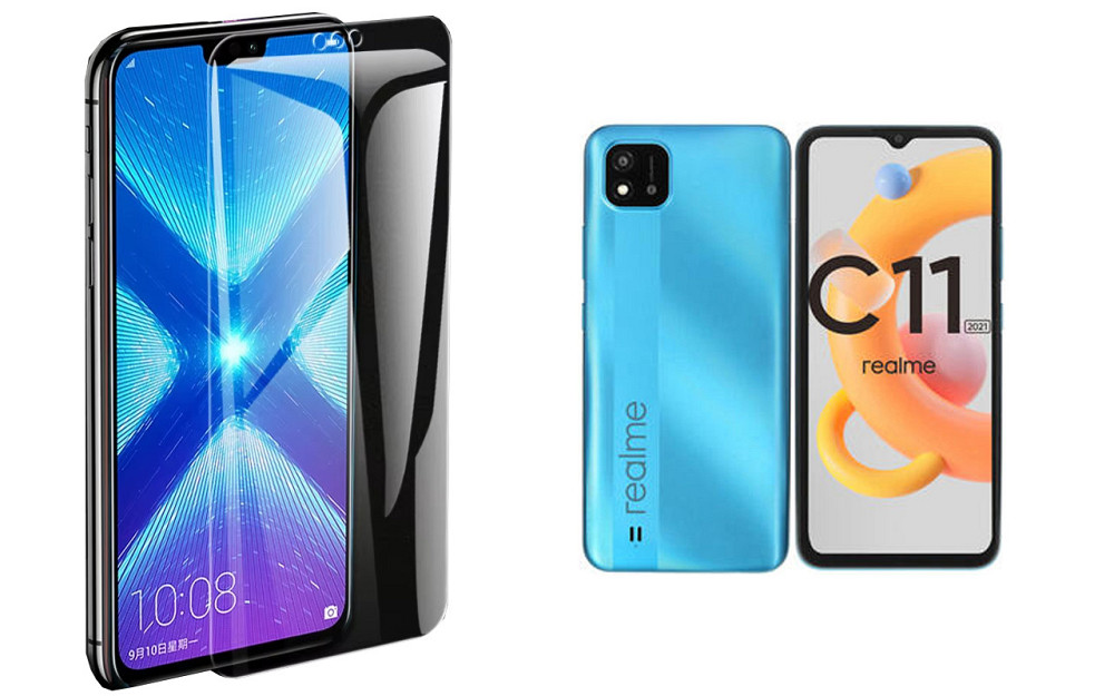 Защитное стекло NeoGlass для realme C11 2021 – ультрапрозрачное и устойчивое Киев - изображение 2
