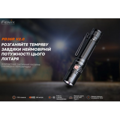 Фонарь Fenix PD36R V2.0 (PD36RV20) Винница - изображение 11